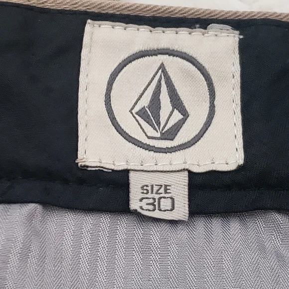 Volcom Men's Sz 30 Frickin Chino Pants Khaki - Picture 10 of 15